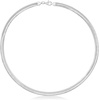 image:imageRossSimons Italian 6mm Reversible Omega Necklace in 2Tone Sterling SilverNo Gemstone