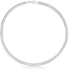 image:imageRossSimons Italian 6mm Reversible Omega Necklace in 2Tone Sterling SilverNo Gemstone