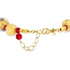 image:imageRossSimons Italian Multicolored Murano Glass Floral Bead Bracelet With 18kt Gold Over Sterling 7 inches