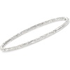 image:imageRossSimons Italian Sterling Silver Hammered Bangle Braceletno gemstone