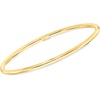 image:imageRossSimons Italian Sterling Silver and 22kt Gold Over Sterling Jewelry Set 2 Polished Bangle Braceletsno gemstone