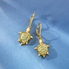 image:imageRossSimons Jade Turtle Drop Earrings in 18kt Gold Over Sterling