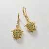 image:imageRossSimons Jade Turtle Drop Earrings in 18kt Gold Over Sterling