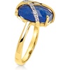 image:imageRossSimons Lapis and 10 ct tw White Topaz Ring in 18kt Gold Over SterlingLapis Lazuli