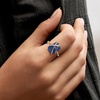 image:imageRossSimons Lapis and 10 ct tw White Topaz Ring in 18kt Gold Over SterlingLapis Lazuli