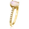 image:imageRossSimons Moonstone Birthstone Ring in 18kt Gold Over SterlingMoonstone