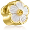 image:imageRossSimons MotherOfPearl and 20 ct tw Yellow Sapphire Daisy Bead Charm in 18kt Gold Over Sterling Charm