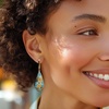 image:imageRossSimons MotherOfPearl and Multicolored Enamel Sunflower Mosaic Drop Earrings in 18kt Gold Over Sterling