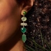 image:imageRossSimons MultiGemstone and 525 ct tw Prasiolite Drop Earrings in 18kt Gold Over Sterling