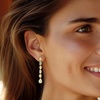 image:imageRossSimons Opal Linear Drop Earrings in 18kt Gold Over Sterling