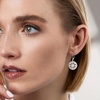 image:imageRossSimons Opal and 170 ct tw Sky Blue Topaz Drop Earrings With 20 ct tw White Zircons in Sterling Silver