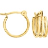 image:imagePure Collection by RossSimons 14kt Yellow Gold 3Row Huggie Hoop Earrings