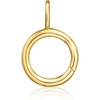 image:imagePure Collection by RossSimons 14kt Yellow Gold Circle Charm Holder Pendant