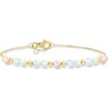 image:imagePure Collection by RossSimons 180 ct tw Aquamarine and 445mm Prehnite Bead Bracelet With 455mm Cultured Pearls in 18kt Gold Over Sterling75 Inches
