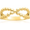 image:imagePure Collection by RossSimons 18kt Gold Over Sterling Crisscross Bead RingNo Gemstone