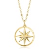 image:imagePure Collection by RossSimons Italian 10kt Yellow Gold North Star NecklaceNo Gemstone