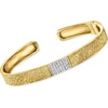 image:imageRossSimons 015 ct tw Diamond Cuff Bracelet in 18kt Gold Over SterlingDiamond