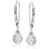 image:imageRossSimons 050 ct tw LabGrown Diamond Drop Earrings in Sterling Silver