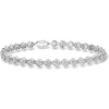 image:imageRossSimons 075 ct tw Diamond Round Cluster Bracelet in Sterling SilverDiamond