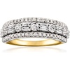 image:imageRossSimons 100 ct tw Baguette and Round Diamond Ring in 14kt Yellow GoldDiamond