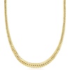 image:imageRossSimons 10kt Yellow Gold Graduated CubanLink NecklaceNo Gemstone