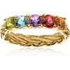 image:imageRossSimons 120 ct tw MultiGemstone Ring in 18kt Gold Over SterlingAmethyst
