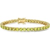 image:imageRossSimons 1200 ct tw Peridot Tennis Bracelet in 18kt Gold Over SterlingPeridot