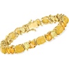 image:imageRossSimons 1260 ct tw MultiGemstone and Yellow Chalcedony Bracelet in 18kt Gold Over Sterlingchalcedony