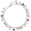 image:imageRossSimons 1270 ct tw MultiGemstone Drop Anklet in Sterling Silver 9 inches