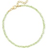 image:imageRossSimons 1400 ct tw Peridot Bead Anklet in 18kt Gold Over Sterling 9 inches