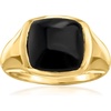image:imageRossSimons 14kt Yellow GoldPlated Ring With OnyxOnyx