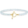 image:imageRossSimons 1600 ct tw Aquamarine Bead CharmCompatible Toggle Bracelet in 18kt Gold Over Sterlingaquamarine