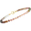 image:imageRossSimons 1600 ct tw Multicolored Tourmaline Bead Bracelet in 10kt Yellow Goldtourmalinee