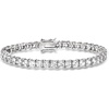 image:imageRossSimons 1600 ct tw PrincessCut CZ Tennis Bracelet in Sterling SilverCubic Zirconia