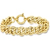 image:imageRossSimons 18kt Gold Over Sterling DoubleCurb Link Braceletno gemstone