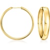 image:imageRossSimons 18kt Gold Over Sterling Endless Hoop Earrings