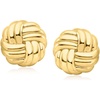 image:imageRossSimons 18kt Gold Over Sterling Love Knot Earrings