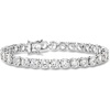 image:imageRossSimons 2000 ct tw CZ Tennis Bracelet in Sterling SilverCubic Zirconia
