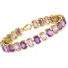 image:imageRossSimons 2000 ct tw Tonal Amethyst Bracelet in 18kt Gold Over SterlingAmethyst