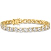 image:imageRossSimons 2300 ct tw CZ Tennis Bracelet in 18kt Gold Over SterlingCubic Zirconia