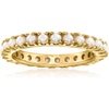 image:imageRossSimons 25mm Cultured Pearl Eternity Band in 18kt Gold Over Sterling01 Inches