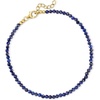 image:imageRossSimons 335mm Lapis Bead Anklet in 18kt Gold Over Sterling 9 inches