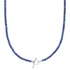 image:imageRossSimons 4mm Lapis Bead CharmCompatible Toggle Necklace in Sterling SilverLapis Lazuli