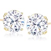 image:imageRossSimons 800 ct tw CZ Stud Earrings in 14kt Yellow Gold