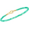 image:imageRossSimons Green and Blue Bead Bracelets in 18kt Gold Over Sterlinggreen