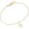 image:imageRossSimons Italian 10kt Yellow Gold Cross CutOut Charm Braceletno gemstone