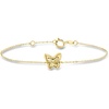 image:imageRossSimons Italian 10kt Yellow Gold Puffed Butterfly Braceletno gemstone