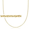 image:imageRossSimons Italian 11mm 18kt Gold Over Sterling CableChain NecklaceNo Gemstone