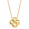 image:imageRossSimons Italian 18kt Gold Over Sterling Clover Necklace 18 inches