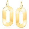 image:imageRossSimons Italian 18kt Gold Over Sterling Oval Drop Earrings